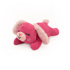 Zippy Paws - Snooziez with Shhhqueaker Bunny Dog Toy