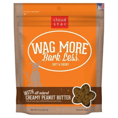 Wag More Bark Less - Dog Soft & Chewy Creamy Peanut Butter 6oz