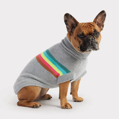 GF Pet - Retro Dog Sweater | Grey Mix