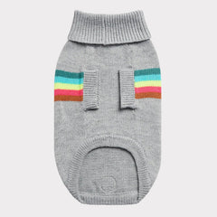 GF Pet - Retro Dog Sweater | Grey Mix