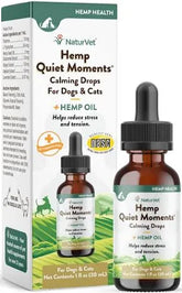 NaturVet Hemp Quiet Moments Calming Drops