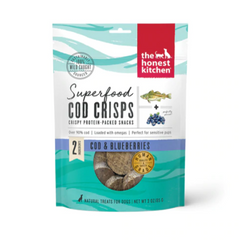 The Honest Kitchen - Superfood Cod Crisps - Cod & Blueberry 3oz