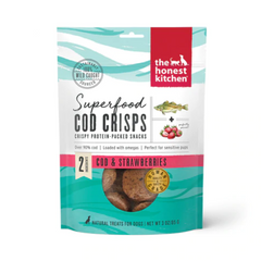 The Honest Kitchen - Superfood Cod Crisps - Cod & Strawberry 3oz