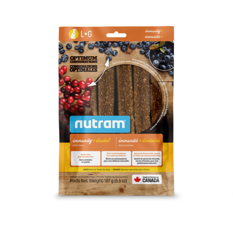 Nutram - Dog - Dental Sticks Immunity+ Large