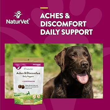 NaturVet Aches & Discomfort Relief For Dogs & Puppies - 30 Soft Chews