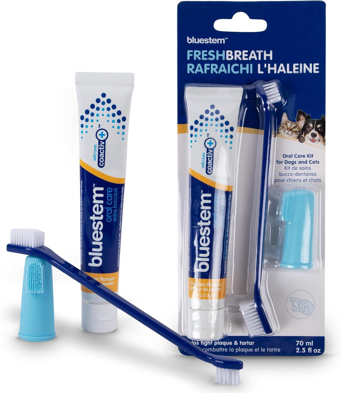 Bluestem - Oral Care Kit for Dogs and Cats