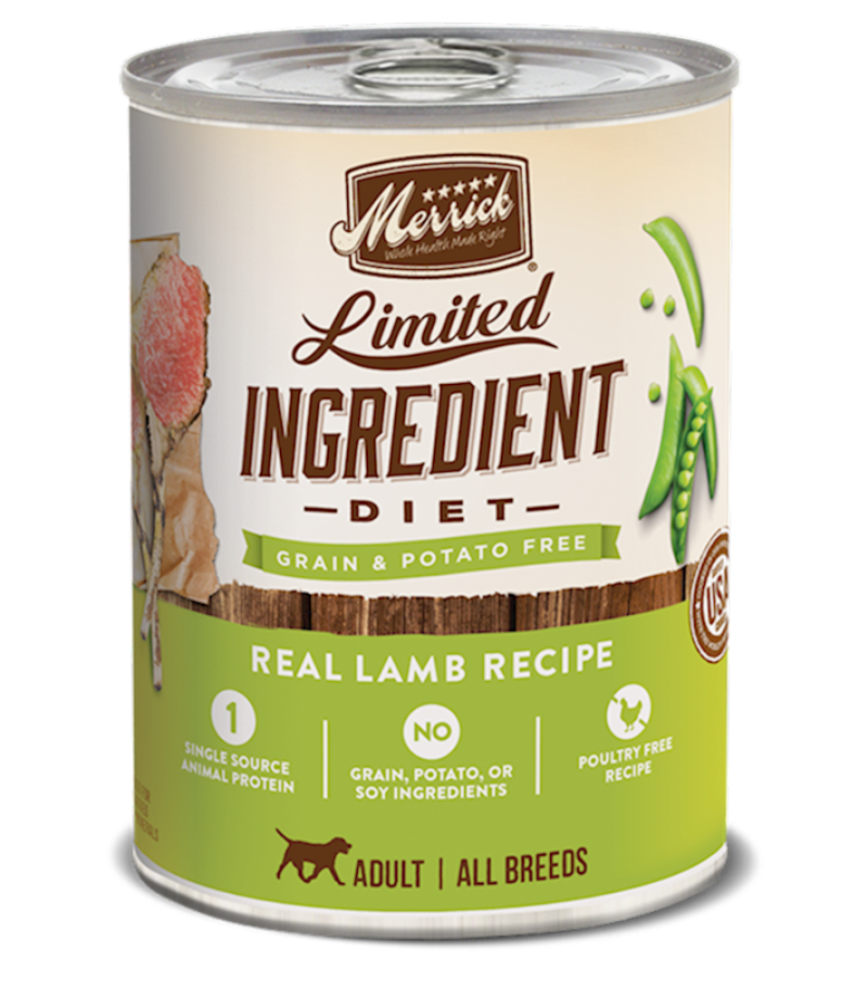 Merrick - LID - Dog Grain Free Real Lamb 12.7oz