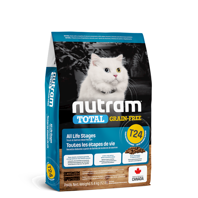 Nutram - Cat Total Grain Free Trout & Salmon 11.9lb (T24)