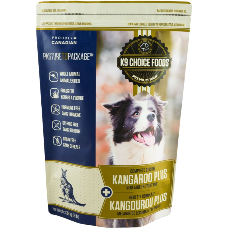 K9 Choice Foods - Kangaroo Plus Li'l Guys 3lb