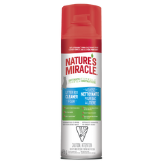 Natures Miracle Cat Litterbox Cleaner Foam Aerosol 17.5 oz