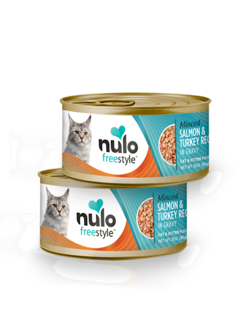 Nulo - Freestyle - Cat Minced Salmon & Turkey in Gravy 3oz