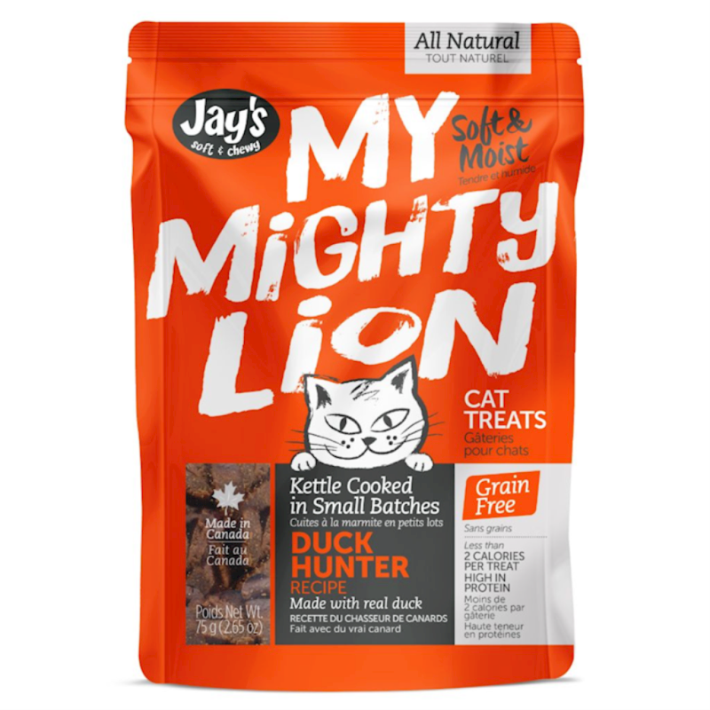 Jay's - My Mighty Lion Duck Cat Treats 2.65oz