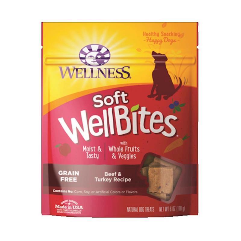 WellPet - Wellness - Dog Wellbites Beef & Turkey Soft Treats 6oz