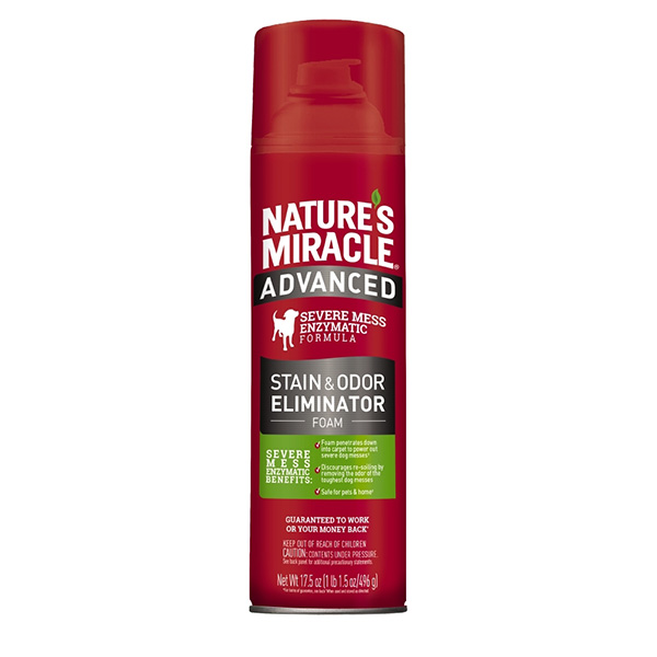 Natures Miracle Dog Advanced S&O Foam Aerosol 17.5 oz