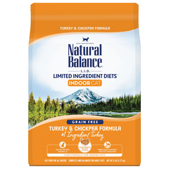 Natural Balance - LID - Cat Indoor Turkey & Chickpea