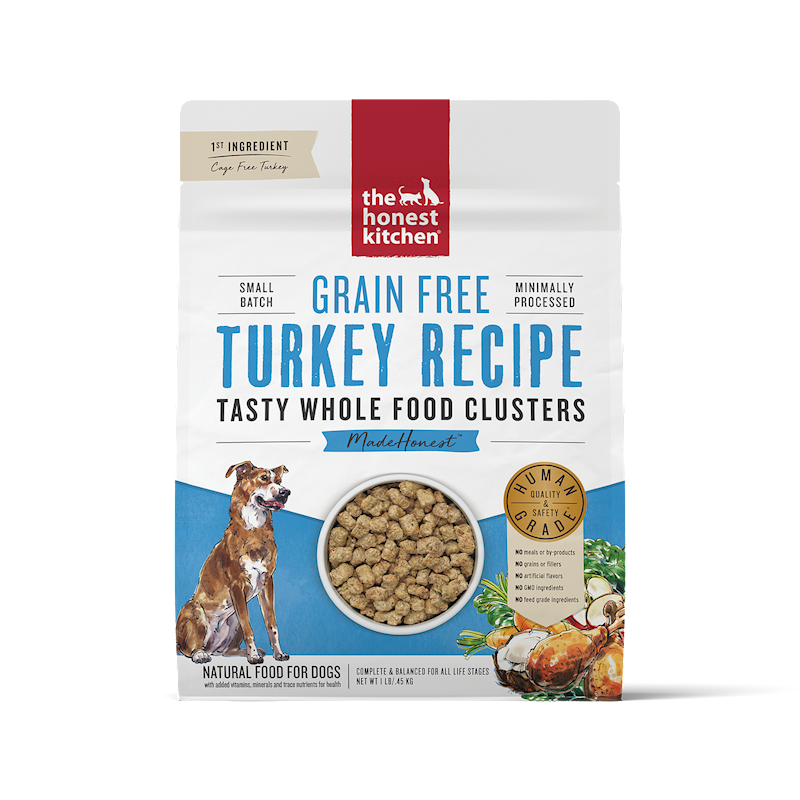 The Honest Kitchen - Whole Food Clusters - Dog Grain Free Turkey 1lb