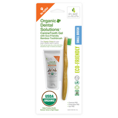 Pure & Natural Pet - Organic Dental Solutions Dental Kit Small Brush