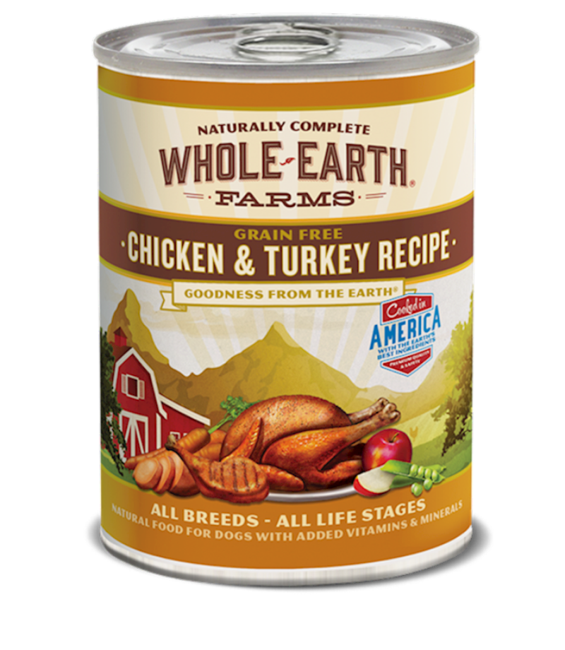 Merrick - Whole Earth Farms - Dog Chicken & Turkey 12.7oz