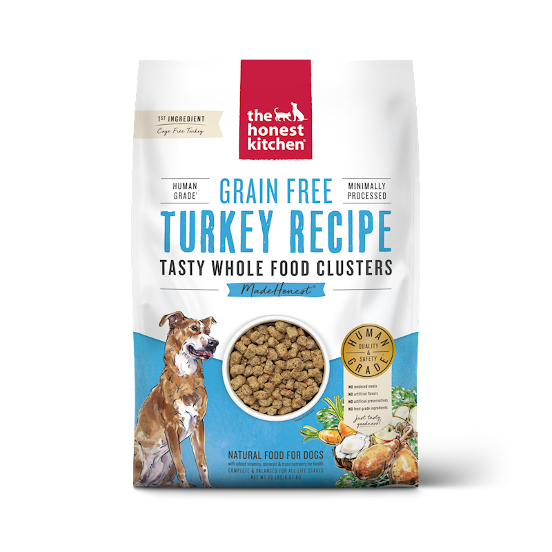 The Honest Kitchen - Whole Food Clusters - Dog Grain Free Turkey 20lb