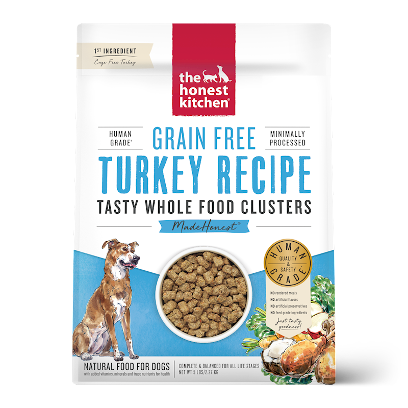 The Honest Kitchen - Whole Food Clusters - Dog Grain Free Turkey 5lb
