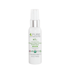 Pure & Natural Pet - Organic Dental Solutions Plaque & Tartar Control Breath Spray 4oz