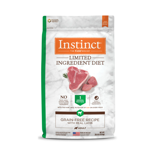 Nature's Variety - Instinct - LID - Dog Lamb 20lb