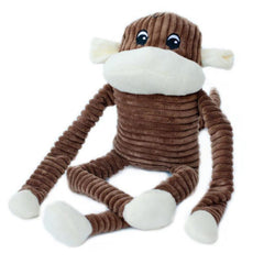 Zippy Paws - Spencer Crinkle Monkey Brown - Extra Large