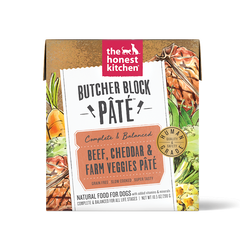 The Honest Kitchen - Butcher Block Pate Beef, Cheddar & Farm Veggies Pate 10.5oz