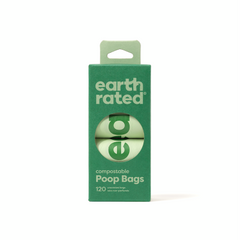 Earth Rated - Poop Bags 120 Bags - Compostable