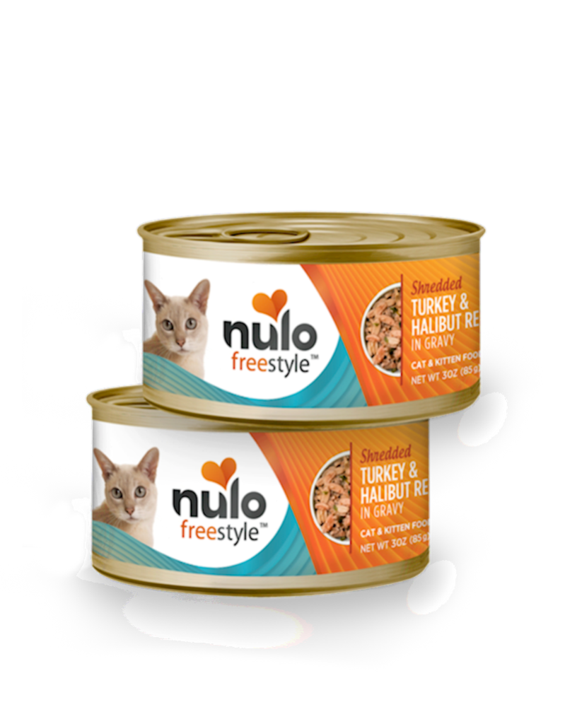 Nulo - Freestyle - Cat Shredded Turkey & Halibut in Gravy 3oz