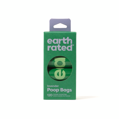 Earth Rated - Poop Bags 120 Bags - Lavender Scented