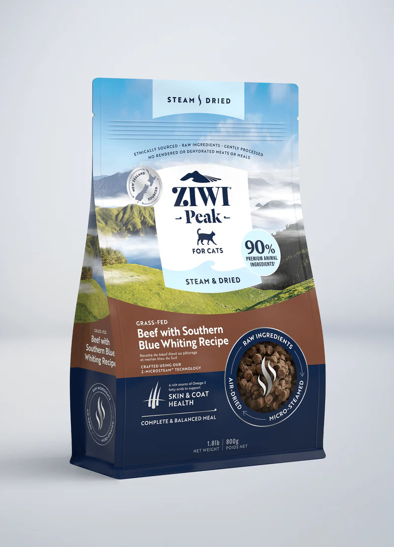 Ziwi Peak - Steam Dried Beef with Southern Blue Whiting Recipe 4.9lb