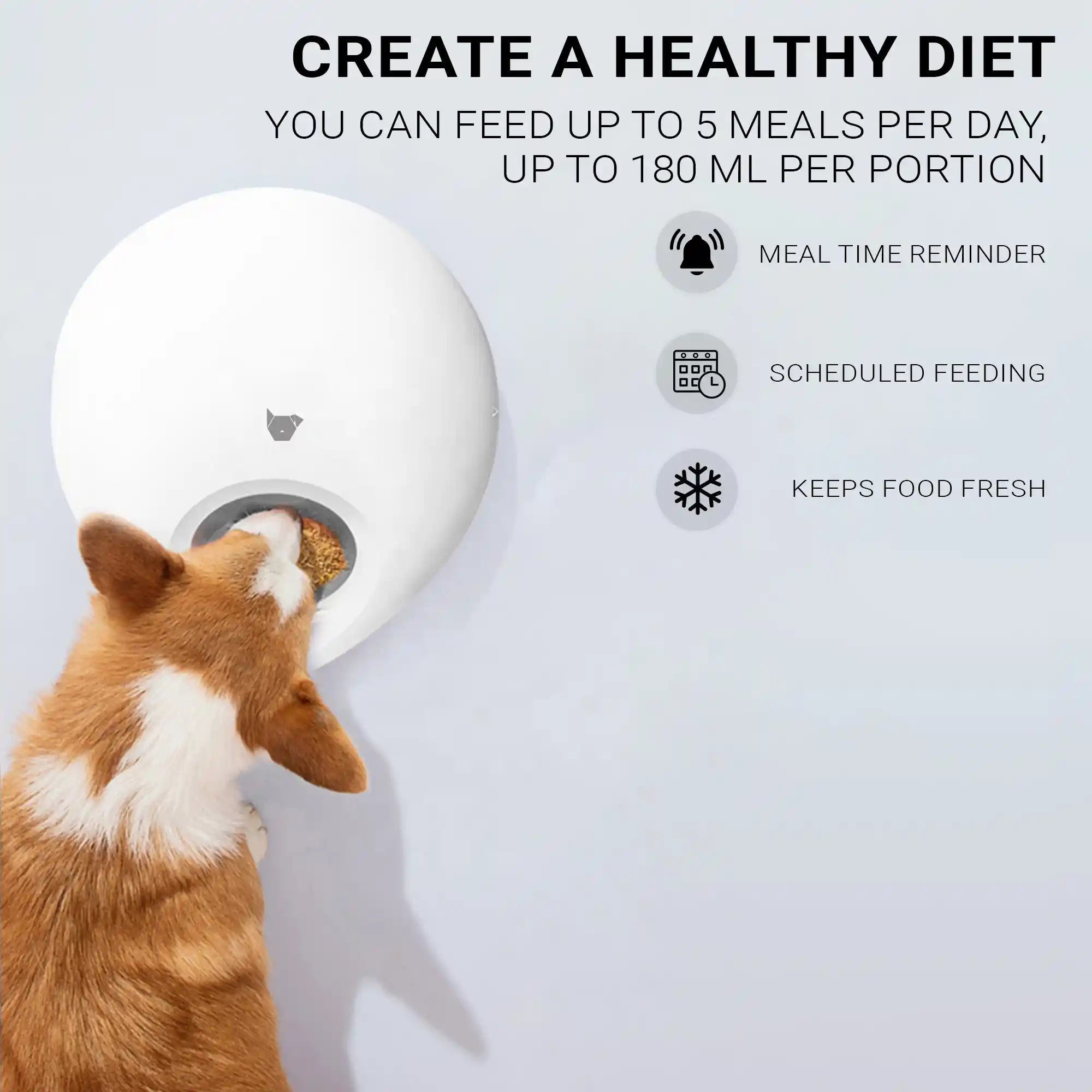 InstaChew - Purechew Mix Smart Pet Feeder for Dry and Wet Food