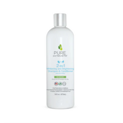 Pure & Natural Pet - 2-IN-1 White & Bright Shampoo & Conditioner 16oz