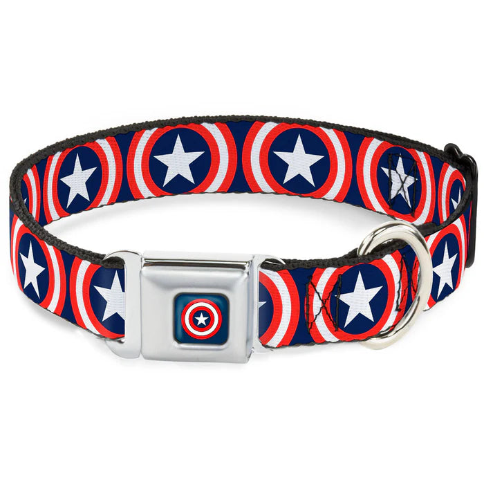 Buckle Down - Captain America Shield Collar