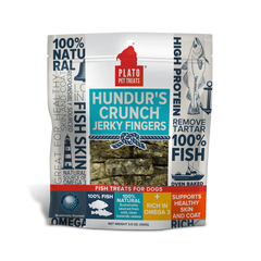 Plato - Dog Hundur's Crunch Jerky Fingers 3.5oz