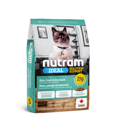 Nutram - Cat Ideal Solution Skin, Coat & Stomach 11.9lb (I19)