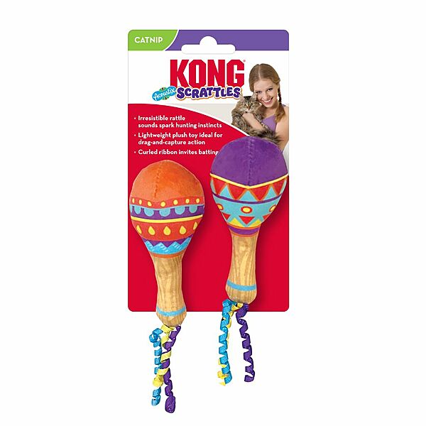 Kong - Cat Scrattles Acoustix 2PK