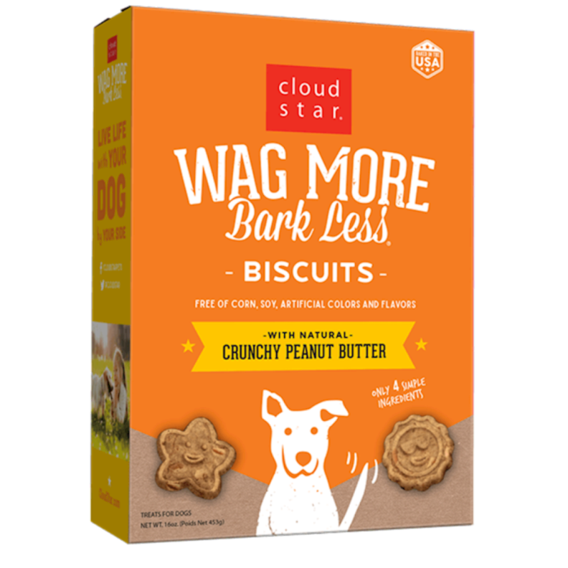 Wag More Bark Less - Dog Oven Baked Crunchy Peanut Butter 3lb