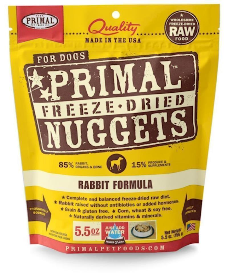 Primal - Freeze Dried Meal - Dog Rabbit 5.5oz