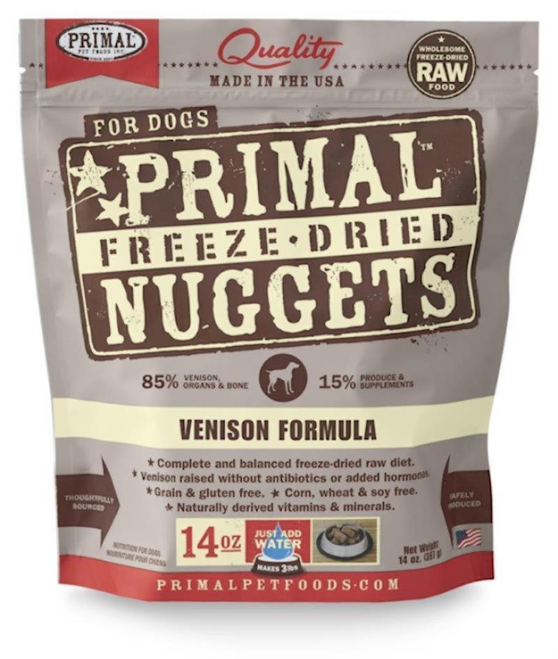 Primal - Freeze Dried Meal - Dog Venison 14oz