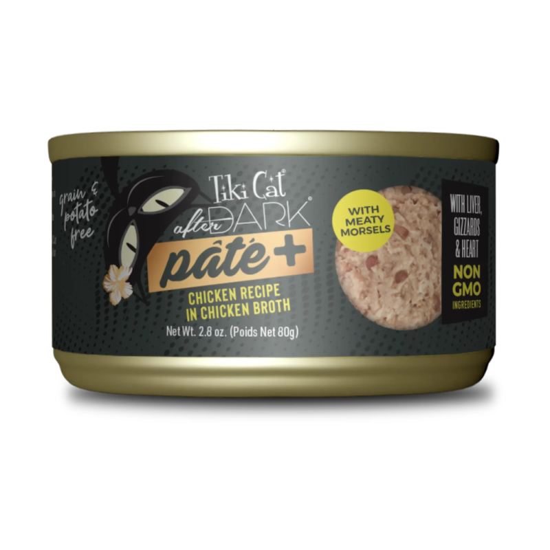 Tiki Cat - After Dark Pate+ - Chicken 2.8oz