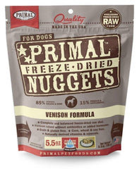 Primal - Freeze Dried Meal - Dog Venison 5.5oz