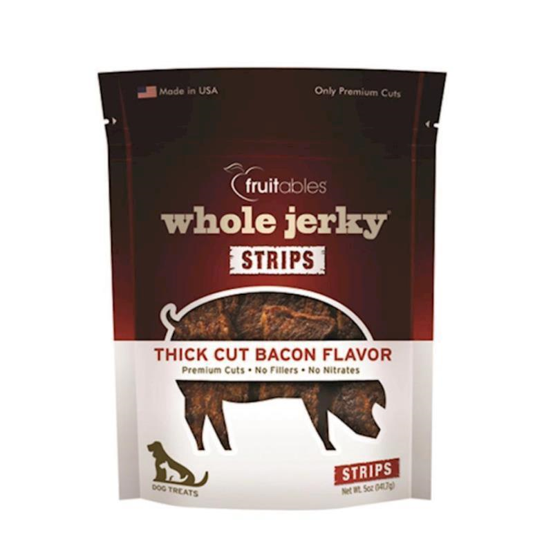 Fruitables - Dog Wild Nat Jerky Thick Cut Bacon Strips 5oz