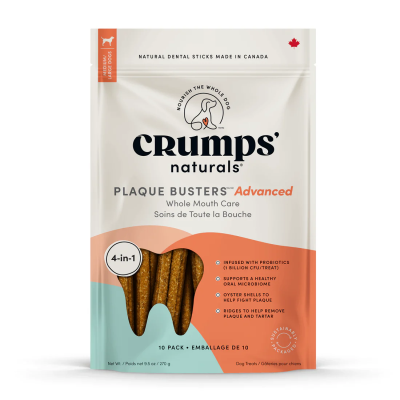 Crumps - Plaque Busters Advanced Mouth Care 7" - 10pk
