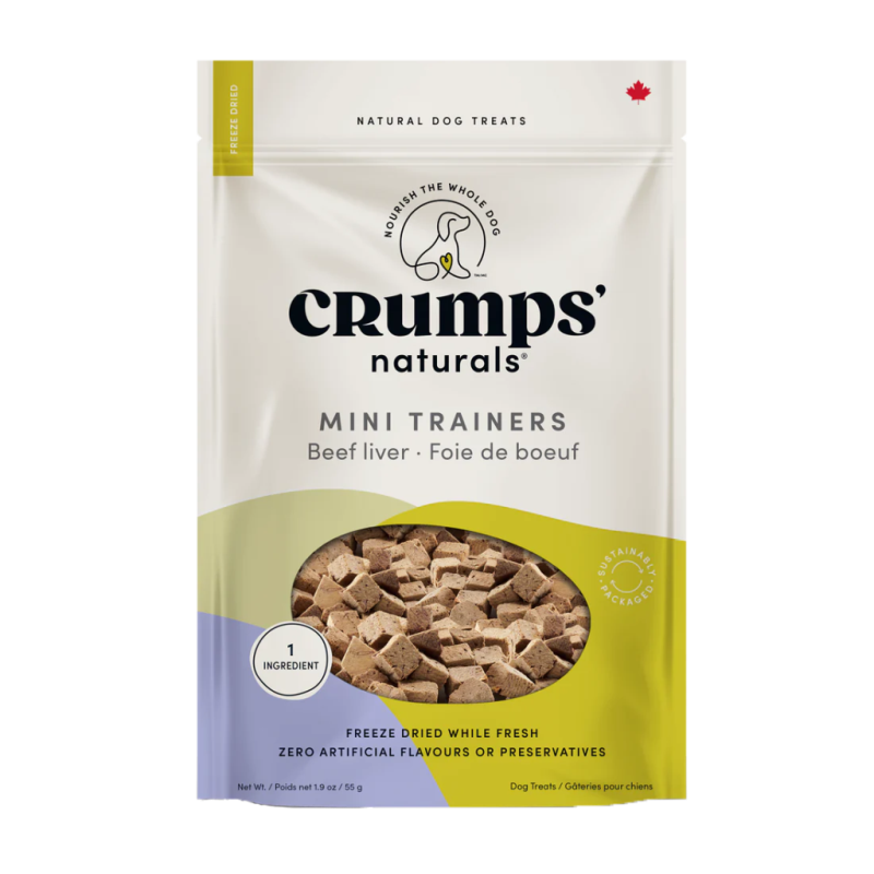 Crumps - Mini Trainers Freeze-Dried Beef Liver 1.9oz