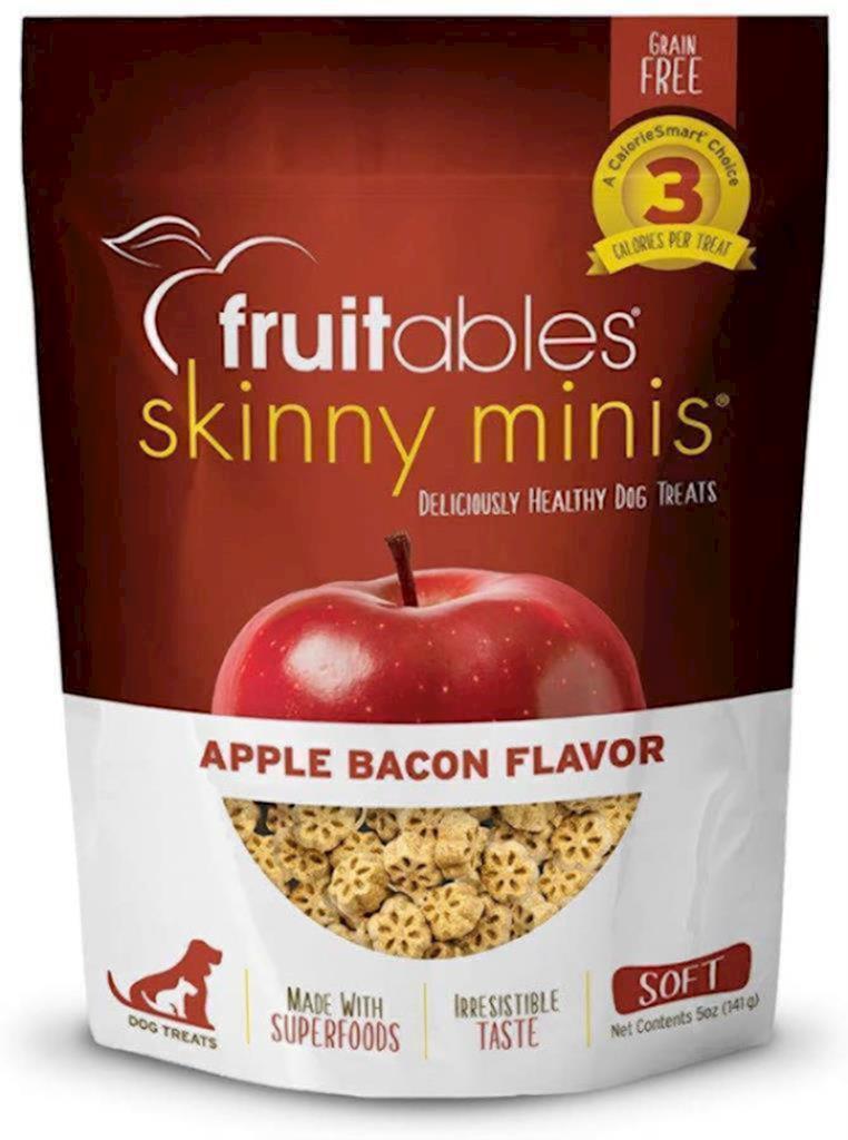 Fruitables - Dog Skinny Mini Apple Bacon Treats 5oz