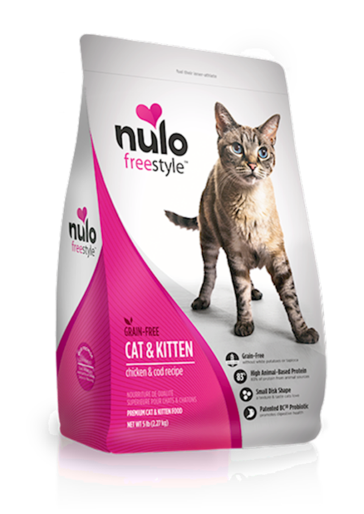 Nulo - Freestyle - Cat Grain Free Cat & Kitten Chicken & Cod 12lb