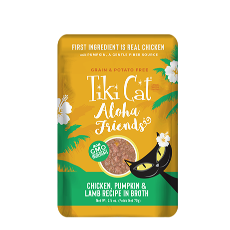 Tiki Cat - Aloha Friends - Chicken with Pumpkin & Lamb Recipe 2.5oz