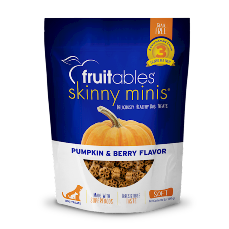 Fruitables - Dog Skinny Mini Pumpkin Berry Treats 5oz